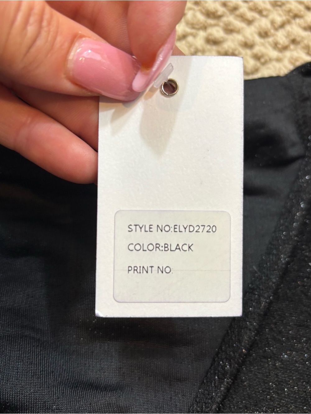 Brand new with Tags Elodie Brand Black and Silver Open Back Mini Dress Small - Picture 8 of 11